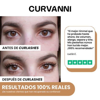 Curlashes®  Pestañas mágicas sistema 4D Original [Oferta 3X1 - Solo HOY]